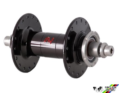 Phil Wood Single Fixed High Flange Black Track Hub REAR