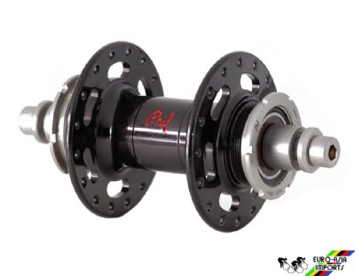 Phil Wood SLR Fixed/Fixed High Flange Black Track Hub REAR